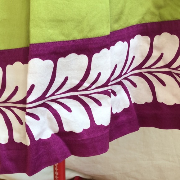 Boden full skirt. Lime / Purple. UK 14: US 10. - Picture 5 of 9